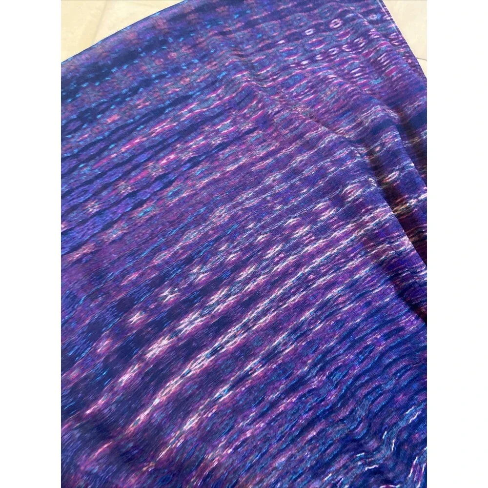 PERFECT PURPLE scarf calvin klein poly rayon